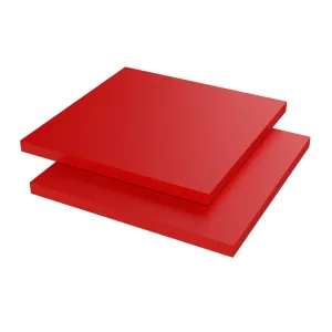 Simona PVC Plaat Caw XT Rood 2000x1000x2mm