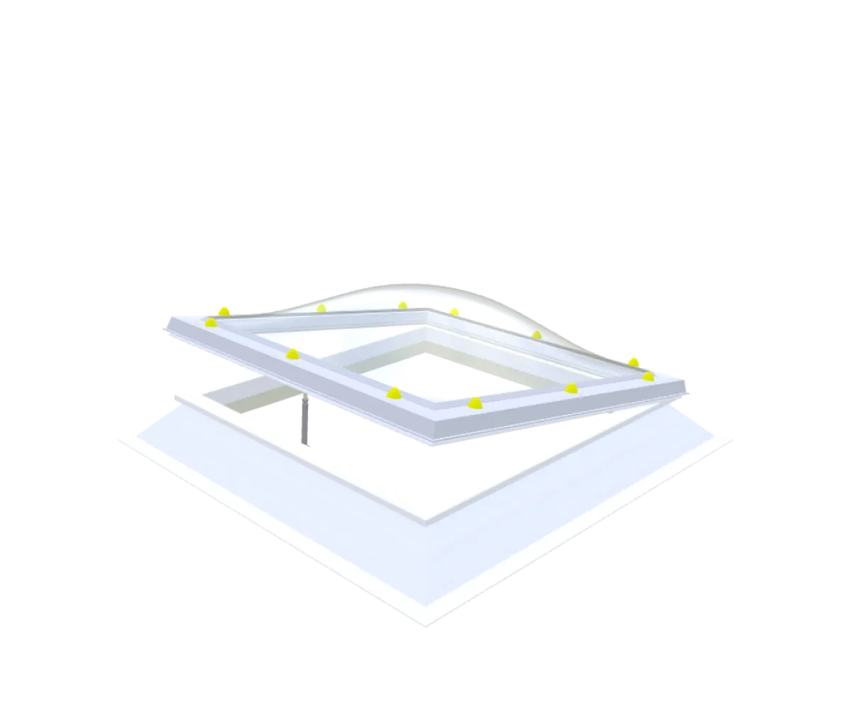 PVC-Opstand 100x250 cm