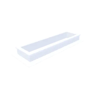 PVC-Opstand 30x130 cm