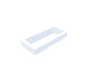 PVC-Opstand 30x80 cm