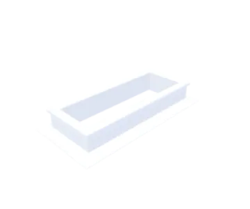 PVC-Opstand 30x90 cm