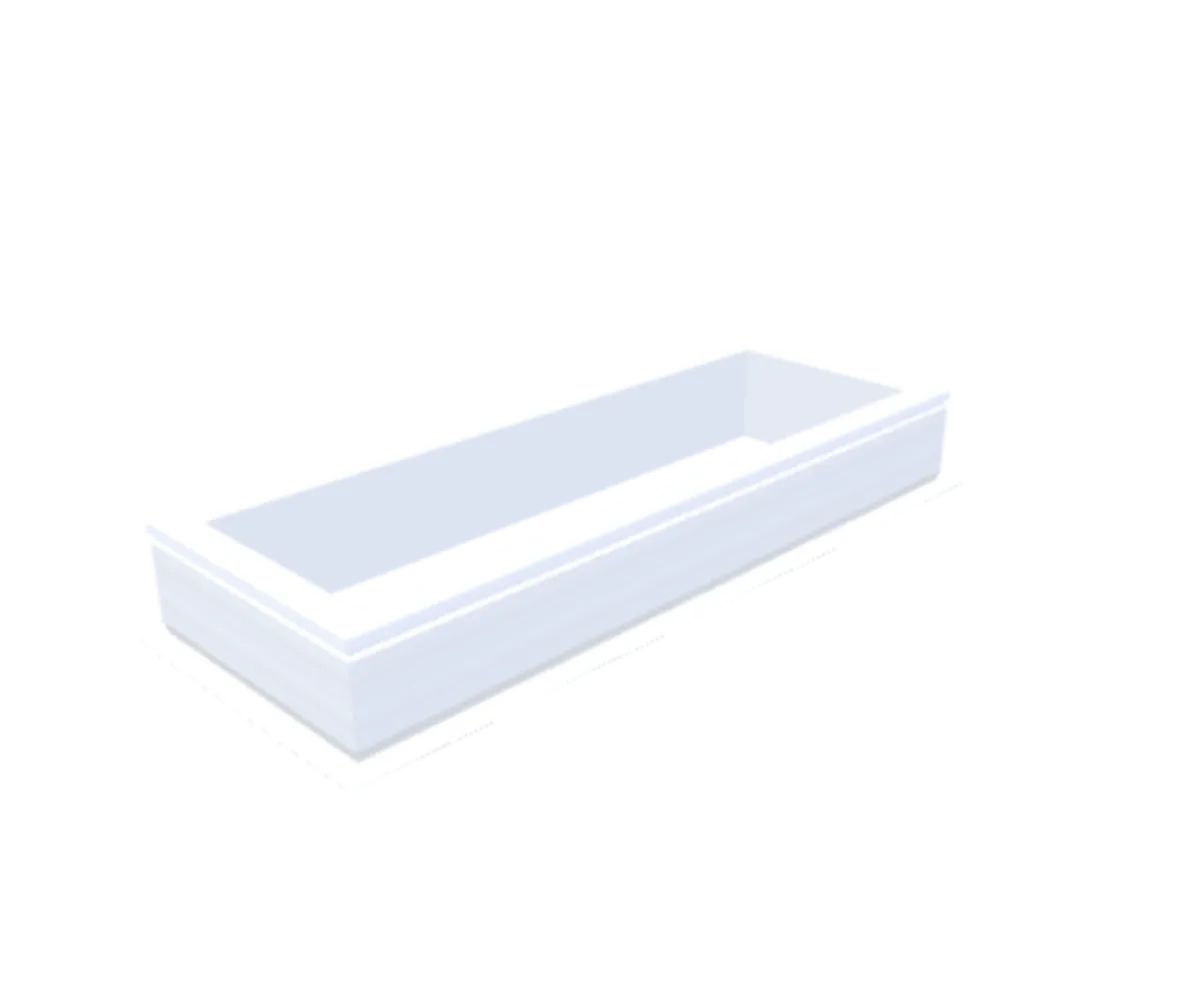 PVC-Opstand 40x130 cm