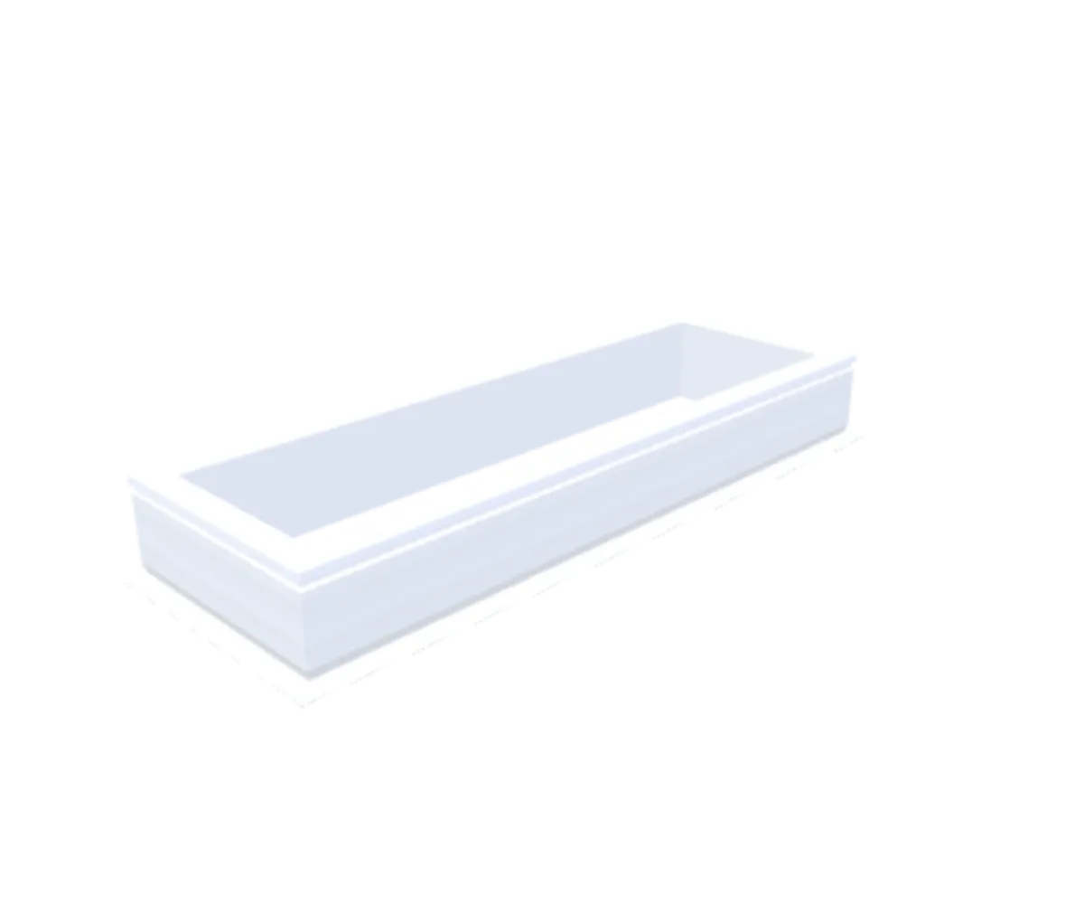 PVC-Opstand 40x140 cm