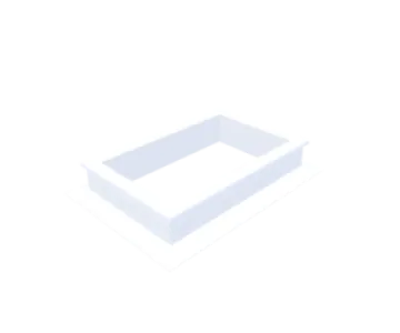 PVC-Opstand 45x75 cm
