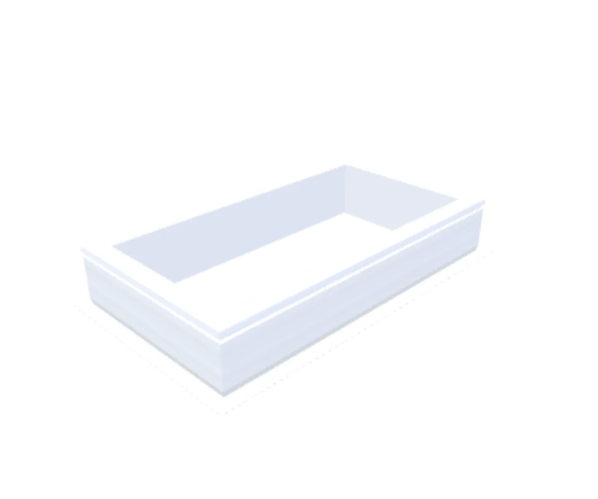 PVC-Opstand 50x100 cm