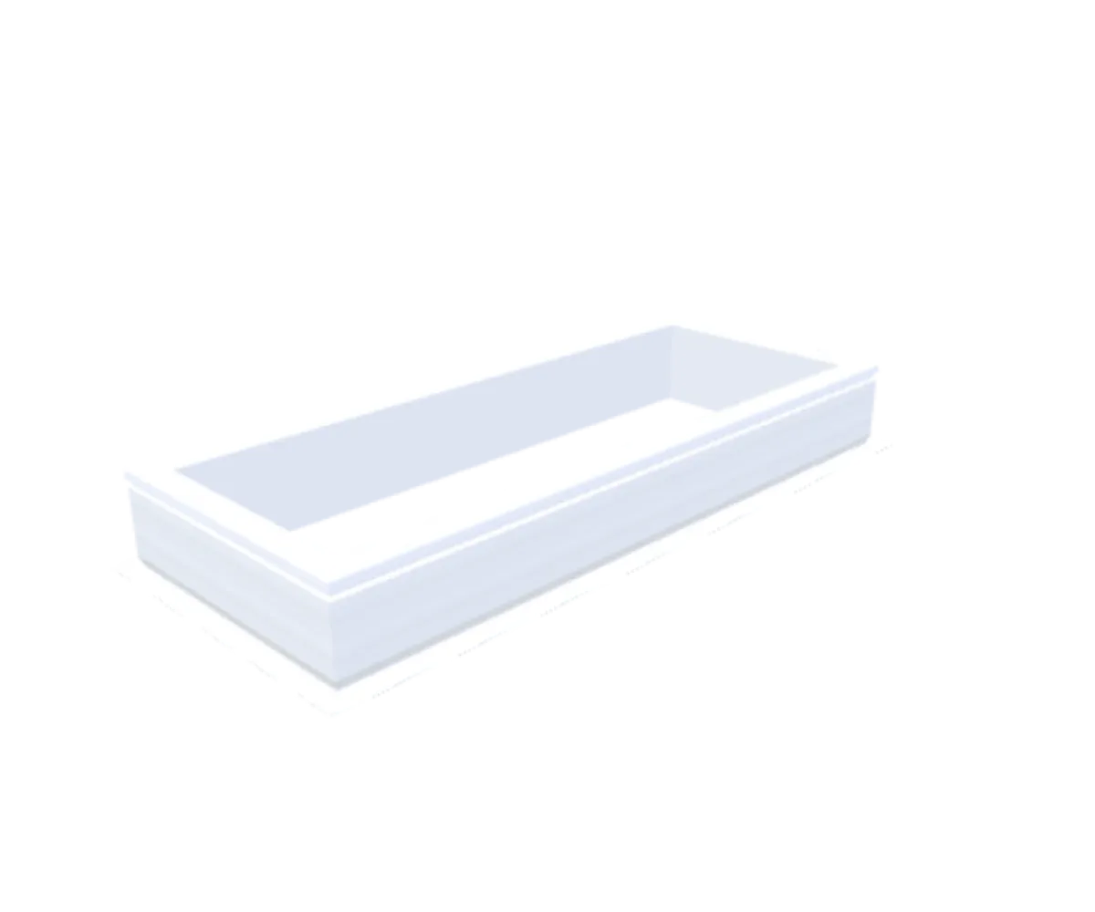 PVC-Opstand 50x140 cm