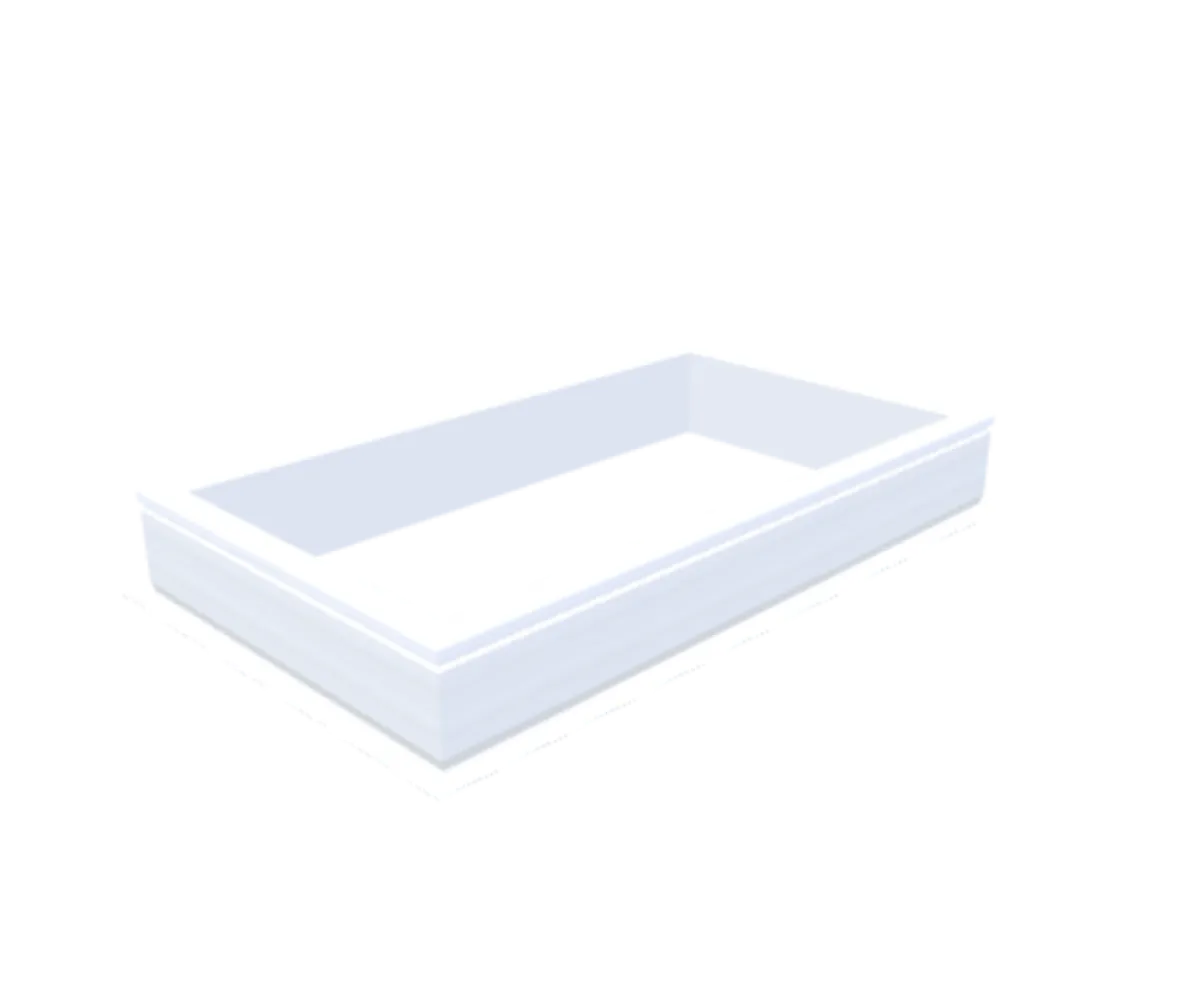 PVC-Opstand 70x130 cm