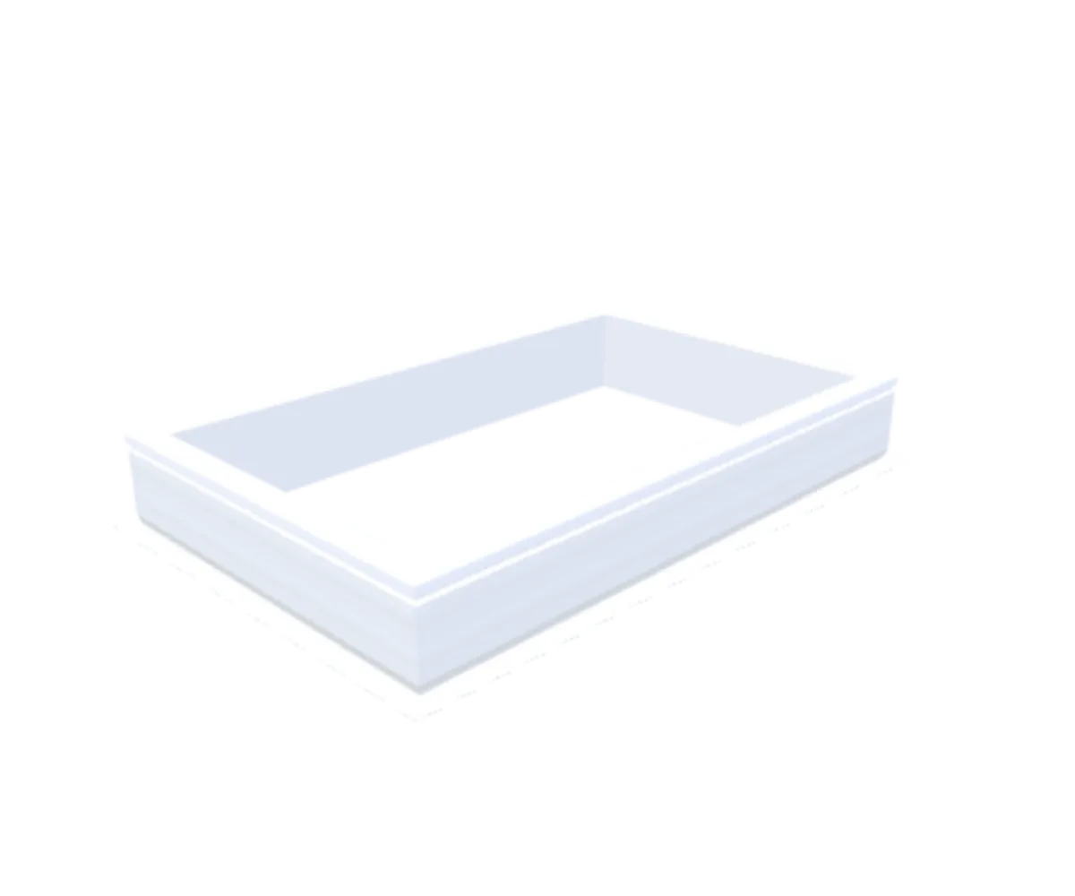 PVC-Opstand 75x125 cm