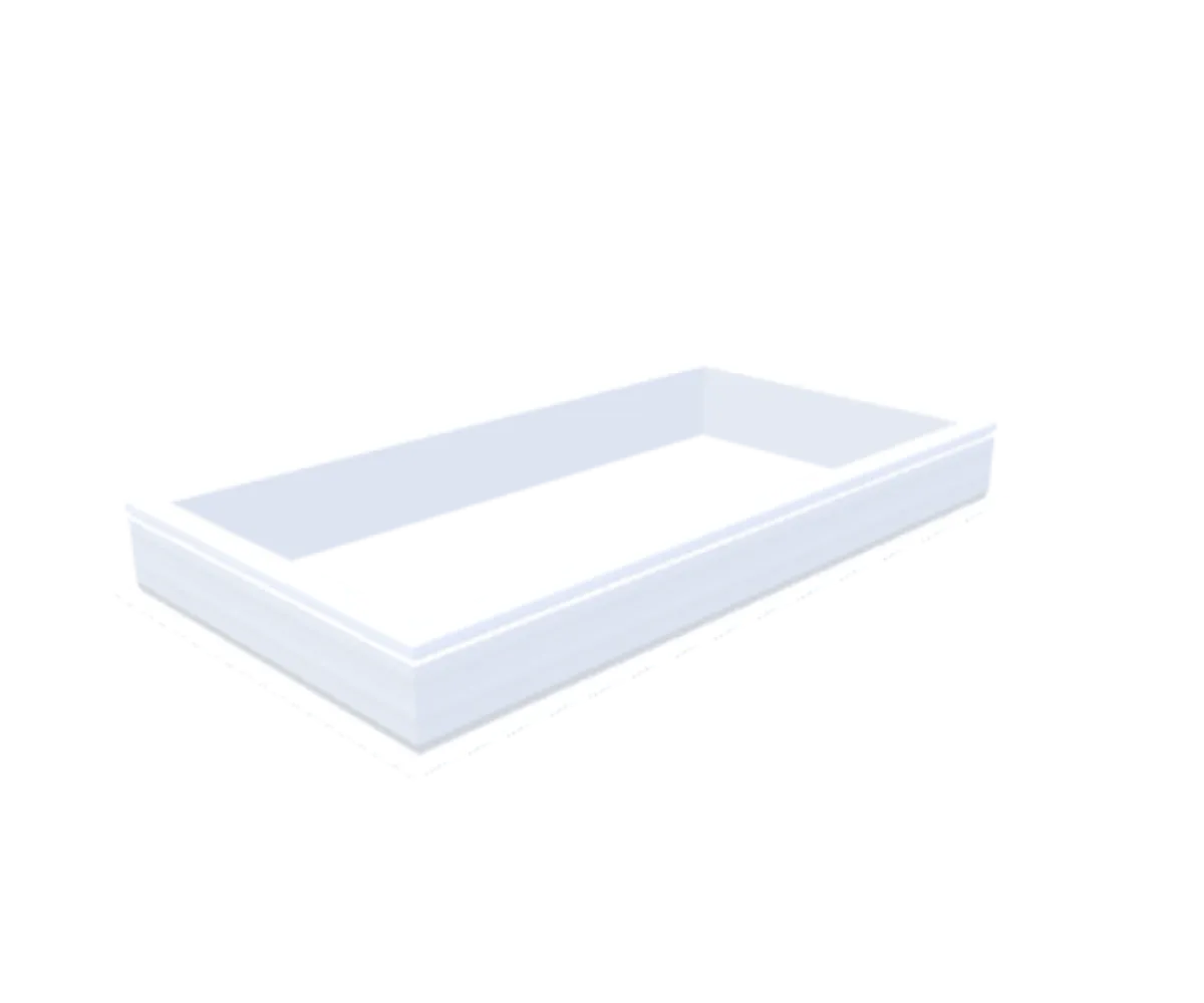 PVC-Opstand 80x160 cm