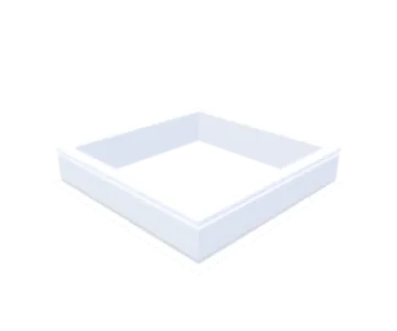 PVC-Opstand 90x90 cm