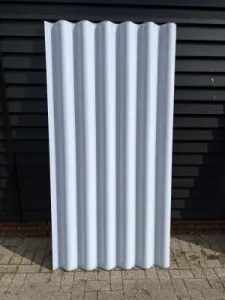 Polycarbonaat Golfplaat Driewandig opaal 110cm x 214cm