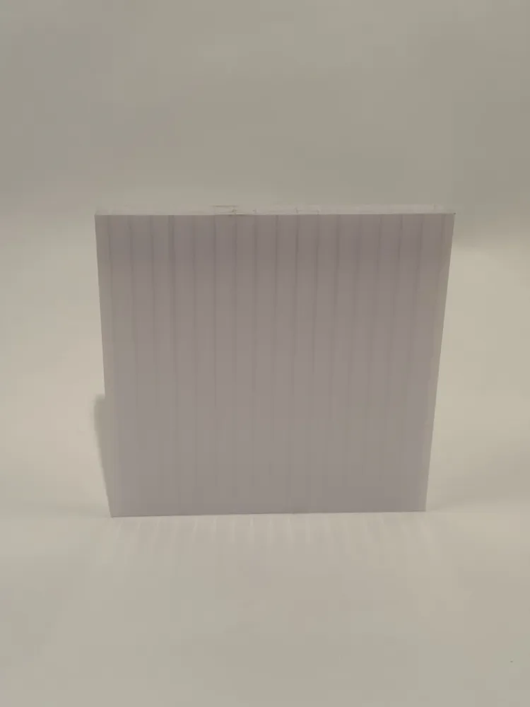 Polycarbonaat kanaalplaat 16mm opaal 200cm x 98cm
