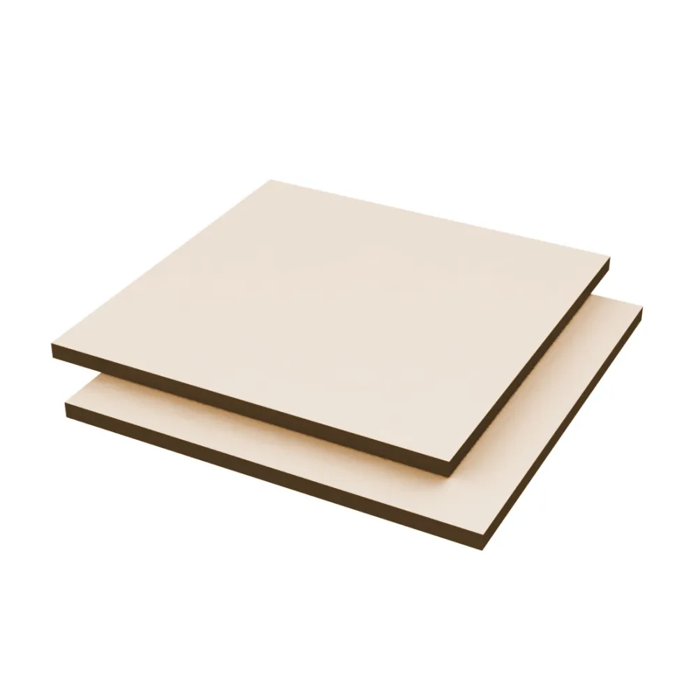 HPL Plaat Gevel DZ Creme 01083 ca. RAL9001 3050x1300x6mm
