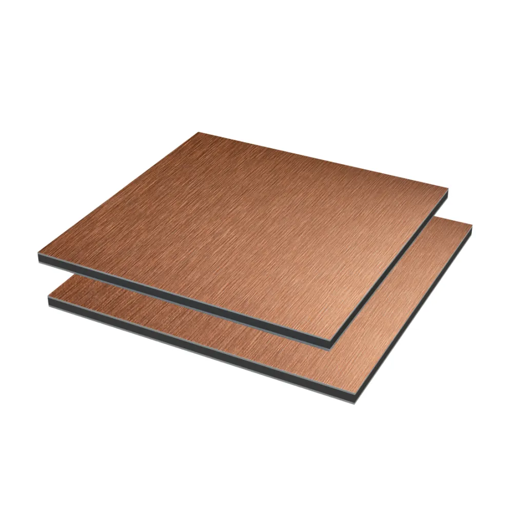 ACP Brushed koper/wit 3050x1500x3mm