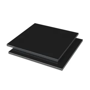 ACP 43% glans Zwart grafiet/wit 3050x1500x3mm