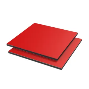 ACP 35% glans Rood/wit (+/- RAL3020) 3050x1500x3mm