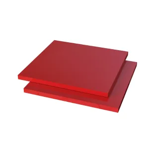 PVT PMMA Plaat GEG EZ satin Rood V305 RAL3001 3050x2030x8mm