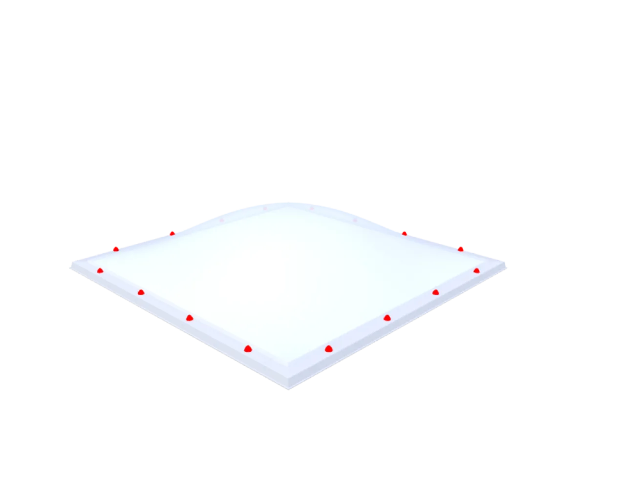 Skylux lichtkoepel 180x180 cm