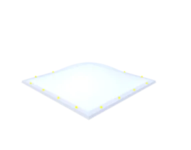 Skylux lichtkoepel 180x180 cm