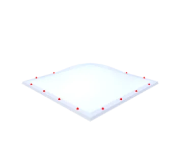 Skylux lichtkoepel 180x180 cm