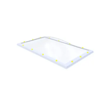 Skylux lichtkoepel 100x180 cm