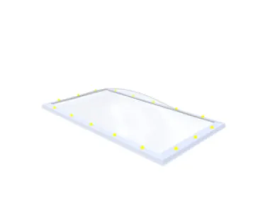 Skylux lichtkoepel 100x190 cm