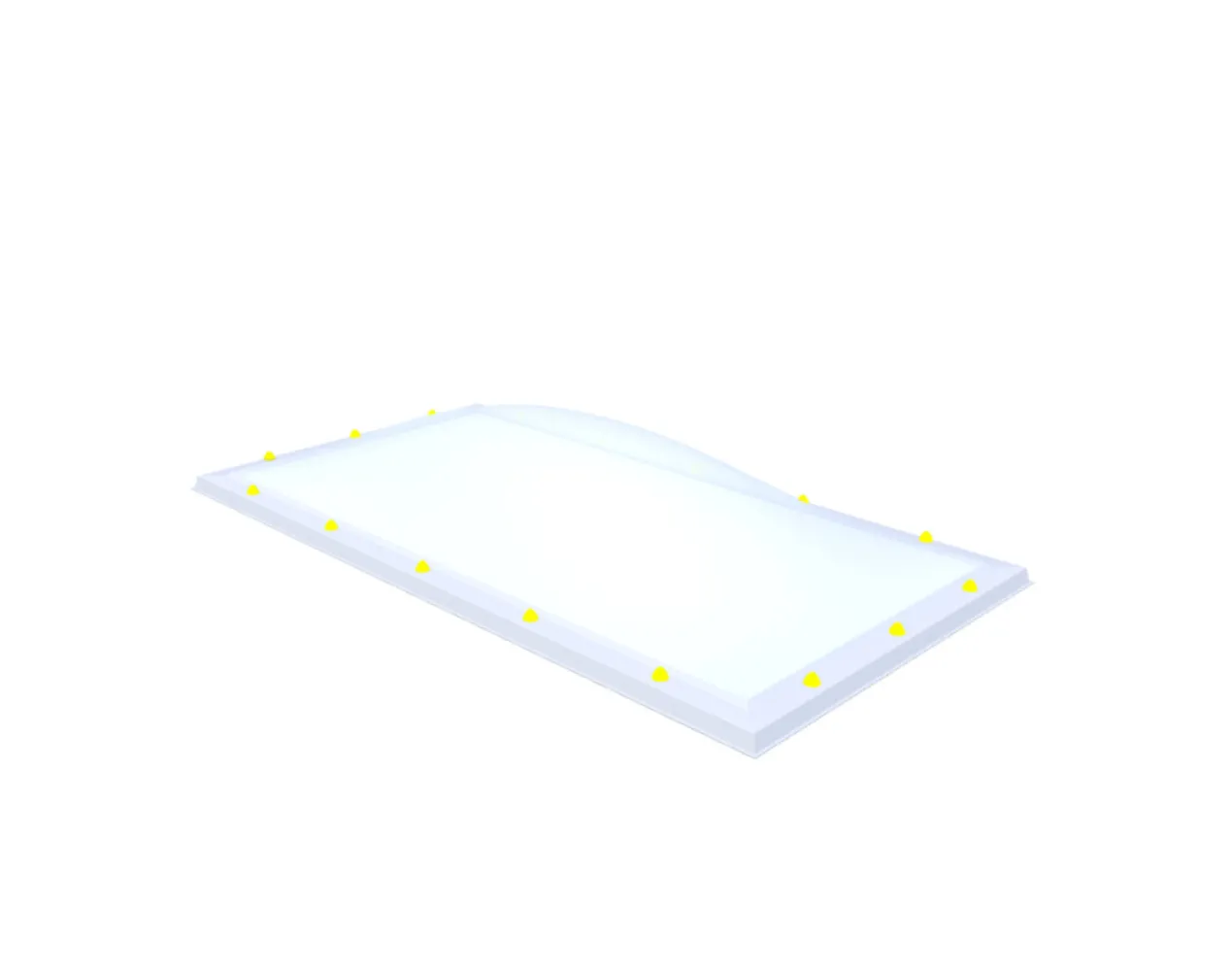 Skylux lichtkoepel 100x200 cm