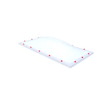 Skylux lichtkoepel 100x220 cm