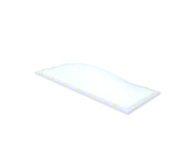 Skylux lichtkoepel 100x280 cm