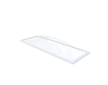 Skylux lichtkoepel 100x300 cm