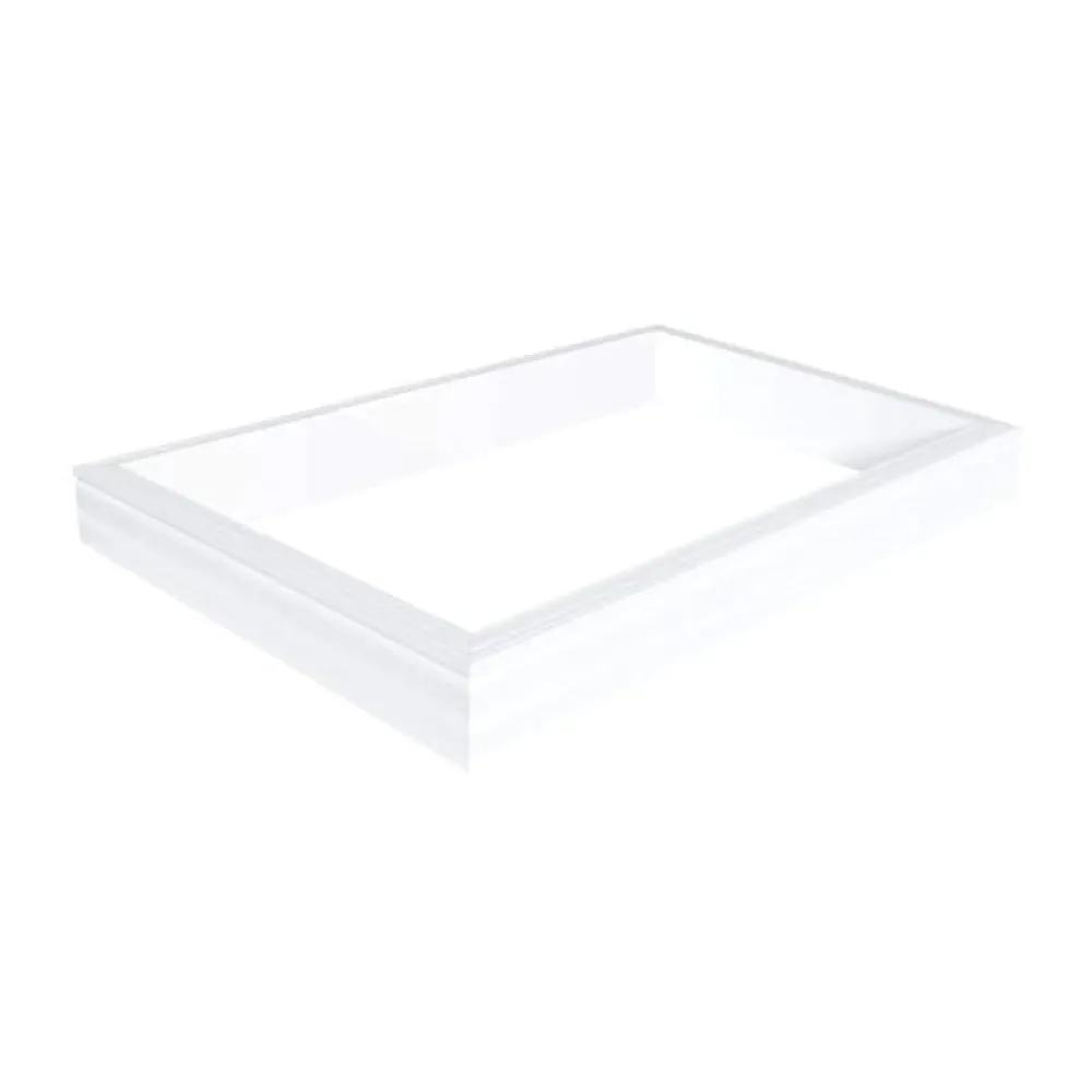 Stapelbare PVC-opstand 20/00 EP-S voor verhoging (20cm) lichtkoepel of platdakraam met 4 inserts 0600 x 0900 mm