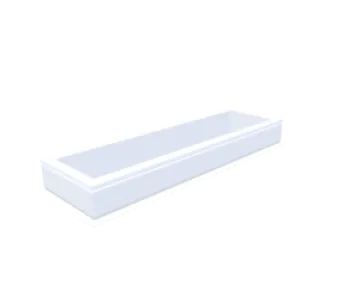 PVC-opstand 20/00 EP 0400 x 1600 mm