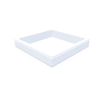 PVC-opstand 20/00 EP 1000 x 1000 mm