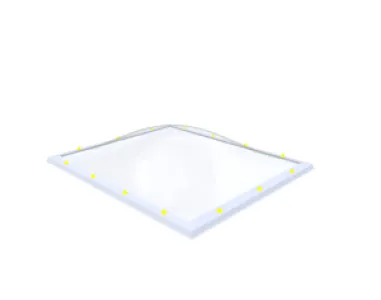 Skylux lichtkoepel 145x170 cm