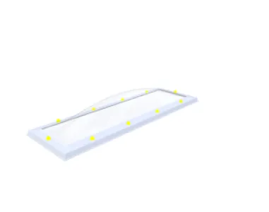 Skylux lichtkoepel 40x160 cm