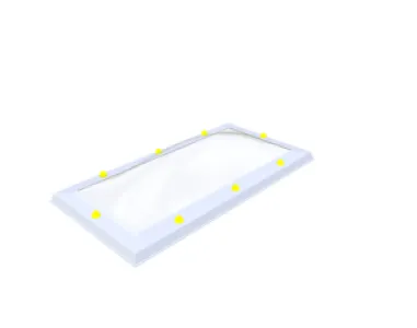 Skylux lichtkoepel 45x105 cm