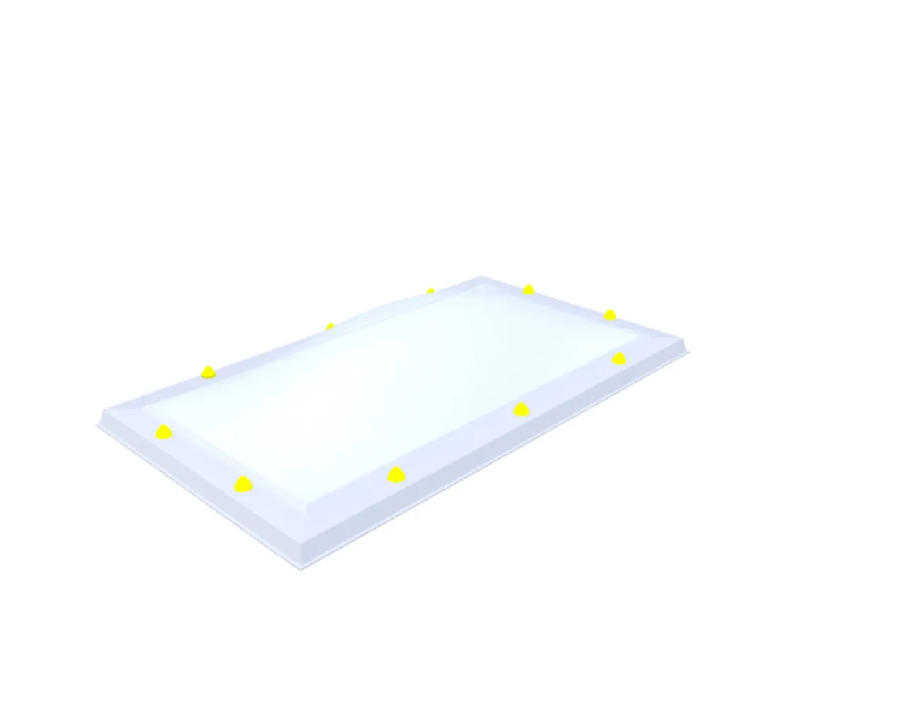 Skylux lichtkoepel 60x120 cm