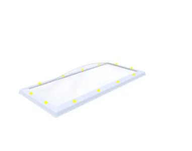 Skylux lichtkoepel 60x150 cm