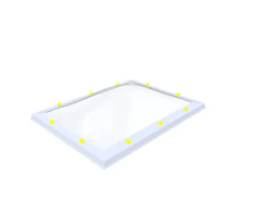 Skylux lichtkoepel 75x105 cm