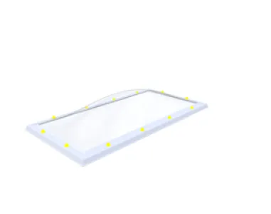 Skylux lichtkoepel 75x165 cm