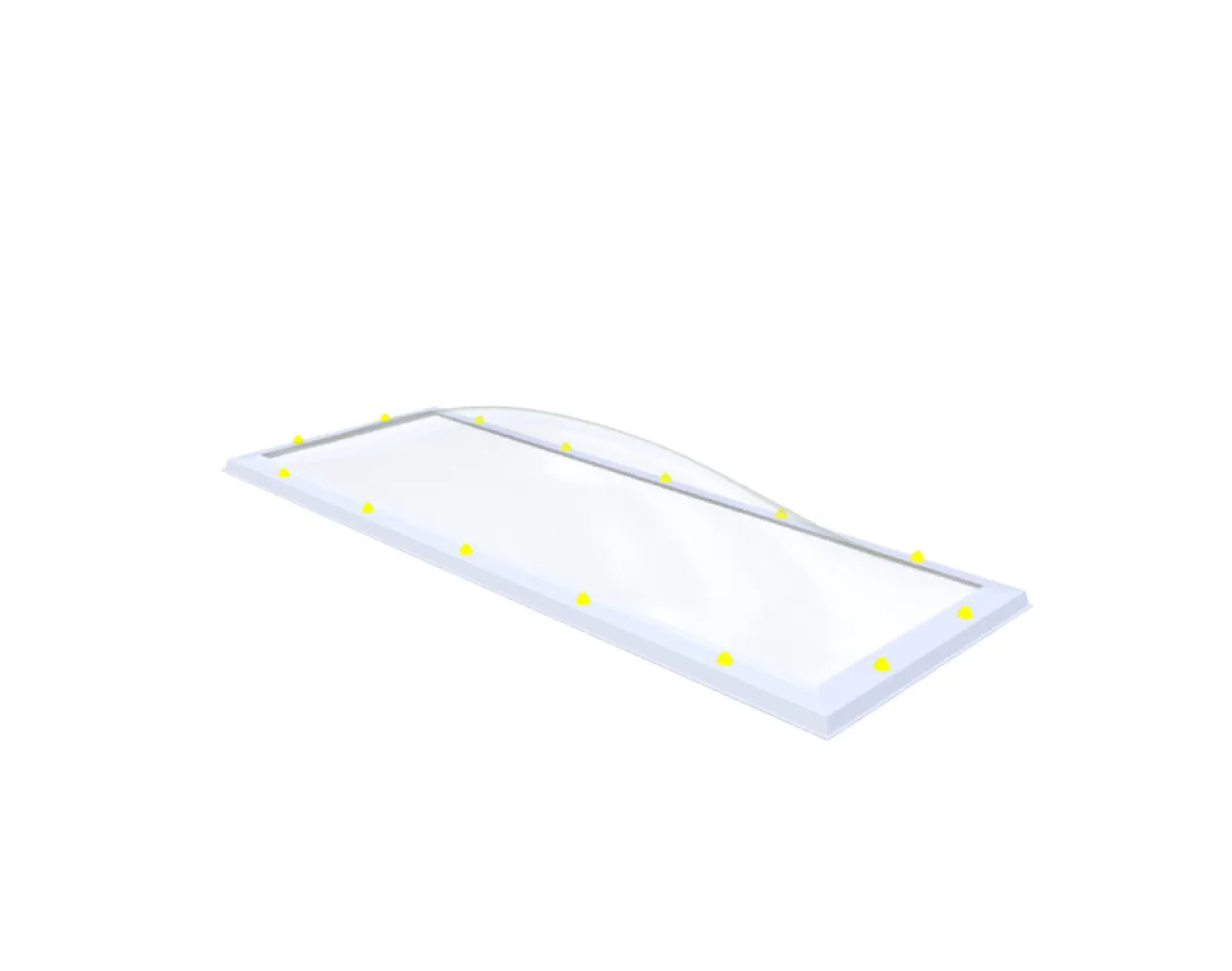 Skylux lichtkoepel 75x225 cm