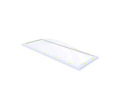 Skylux lichtkoepel 75x225 cm