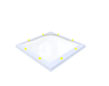 Skylux lichtkoepel 75x75 cm