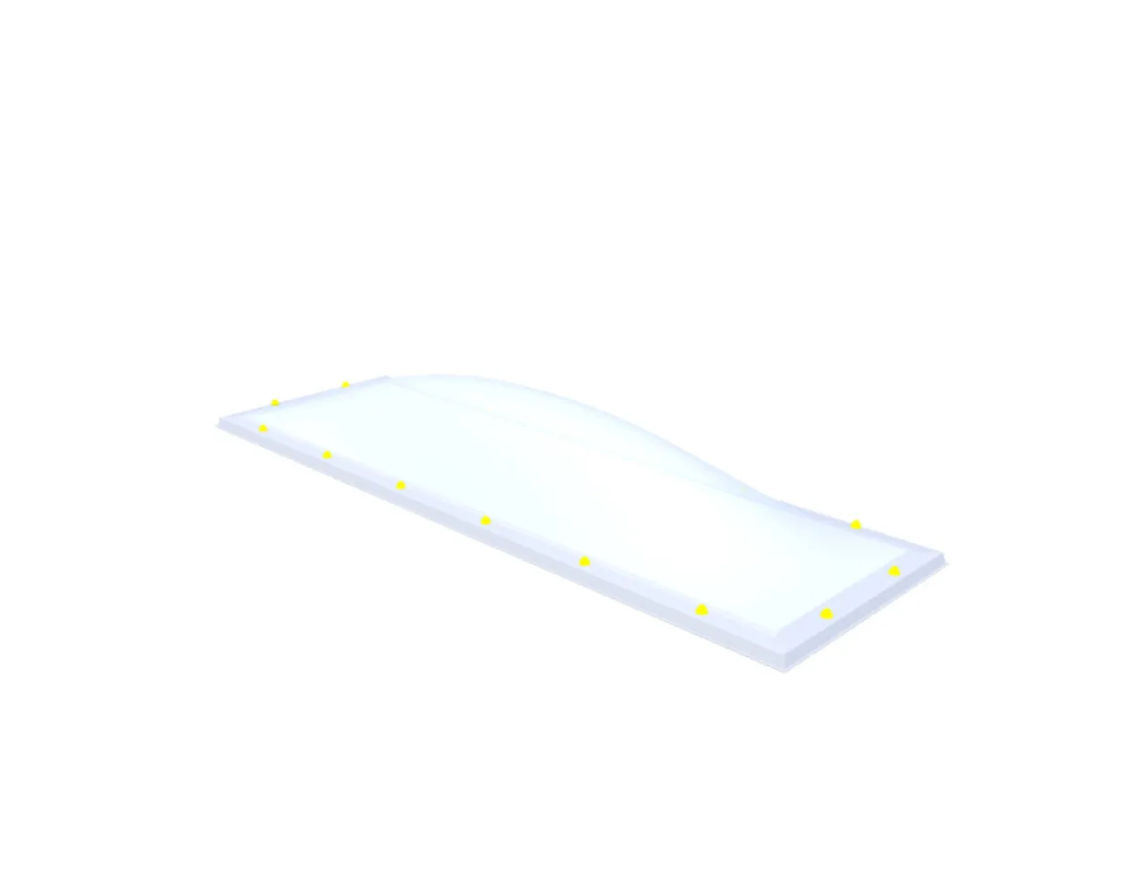 Skylux lichtkoepel 80x280 cm