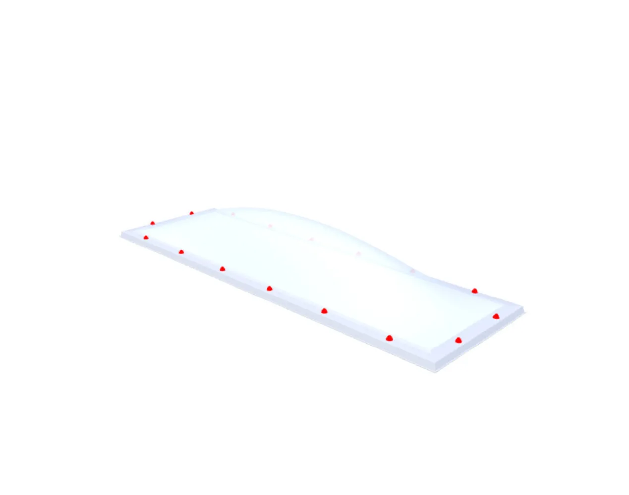 Skylux lichtkoepel 80x280 cm