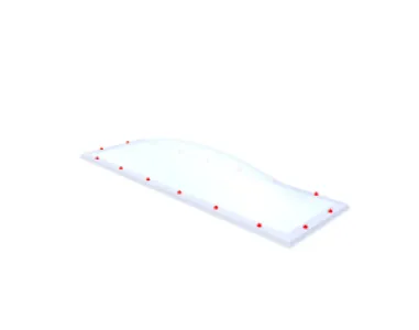 Skylux lichtkoepel 80x280 cm