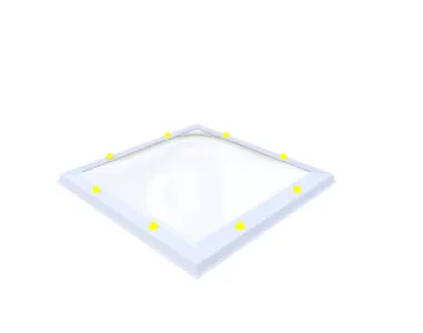 Skylux lichtkoepel 80x80 cm