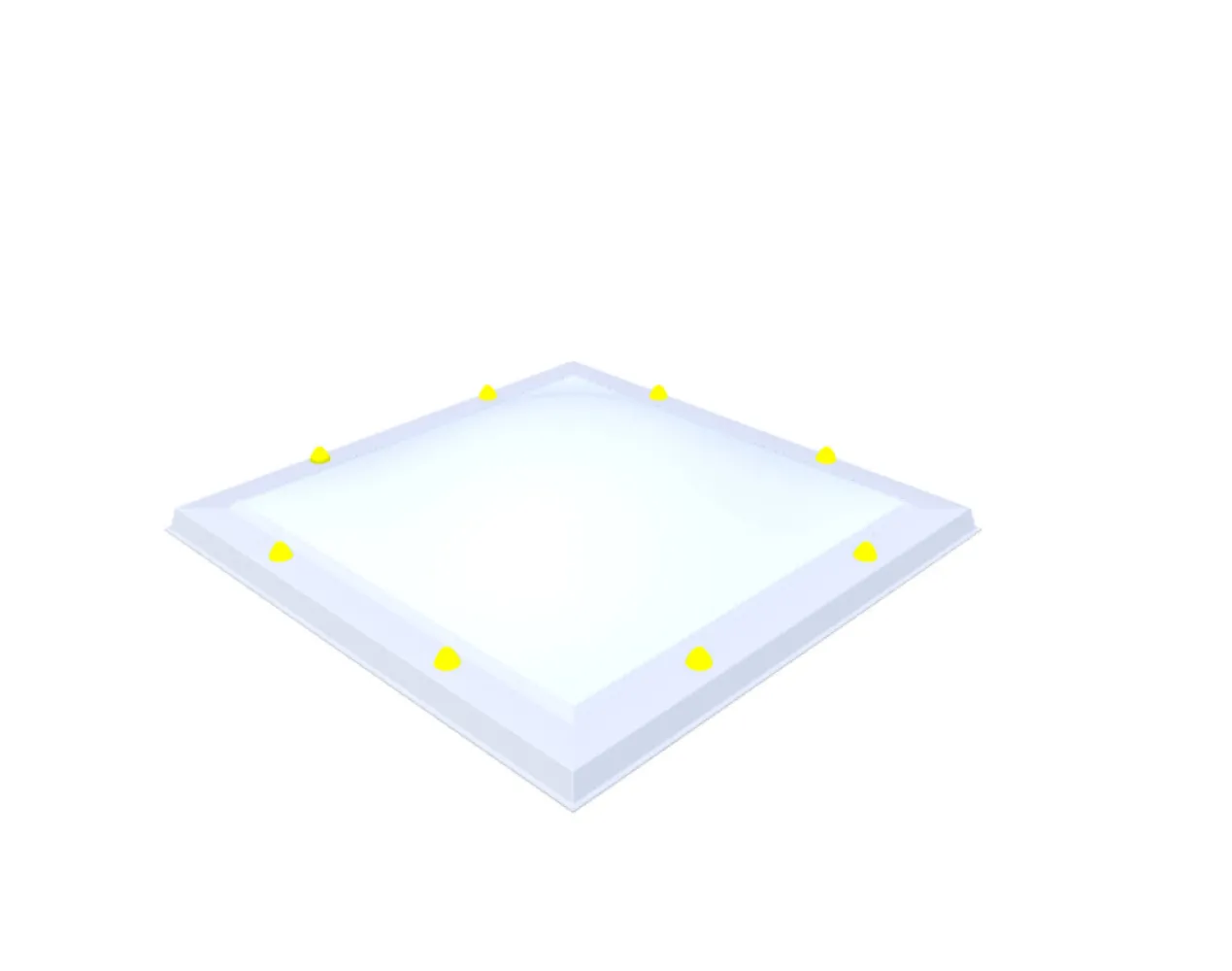 Skylux lichtkoepel 80x80 cm