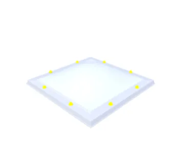 Skylux lichtkoepel 80x80 cm
