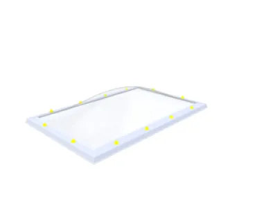 Skylux lichtkoepel 90x150 cm